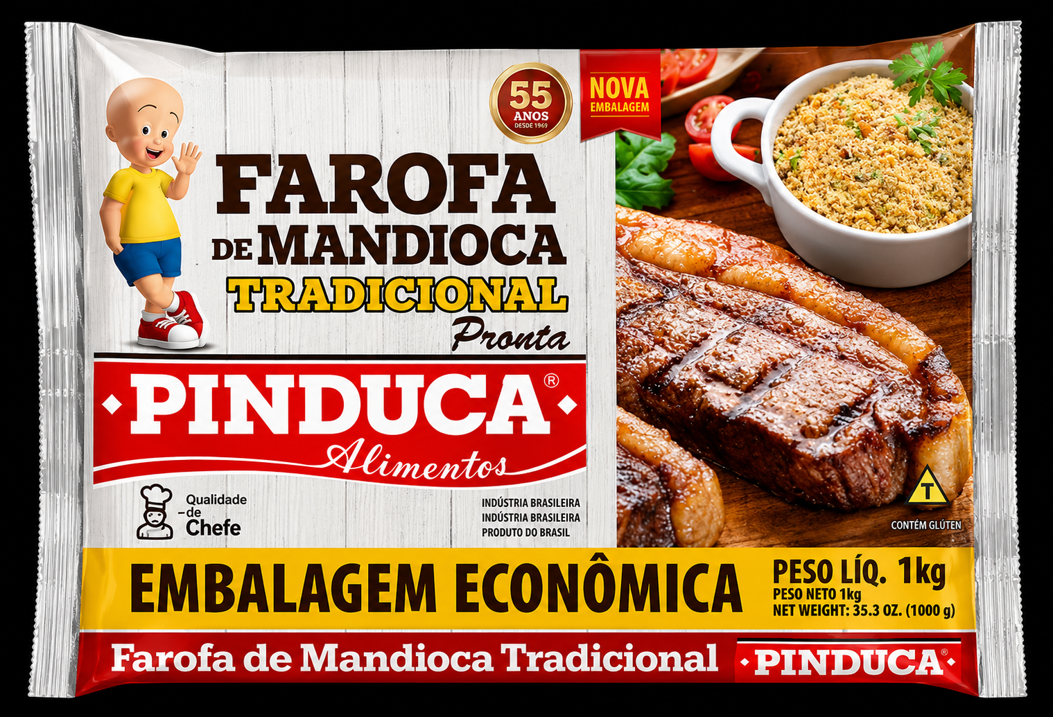Farofa Temperada 1kg