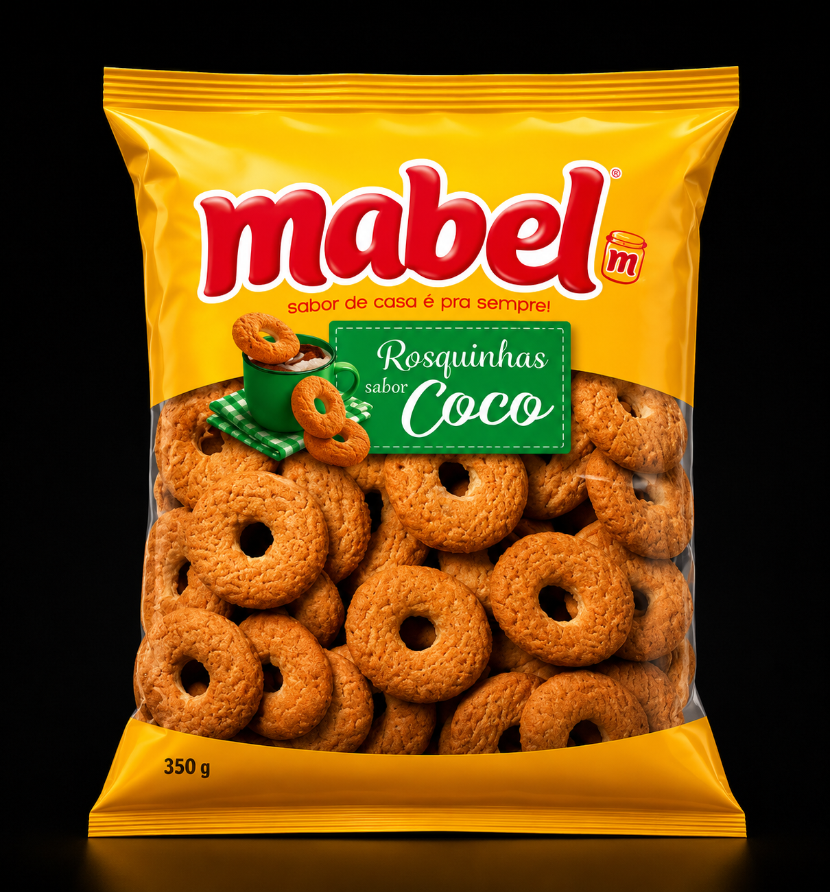 Biscoito Rosquinha Sabor Coco 300g
