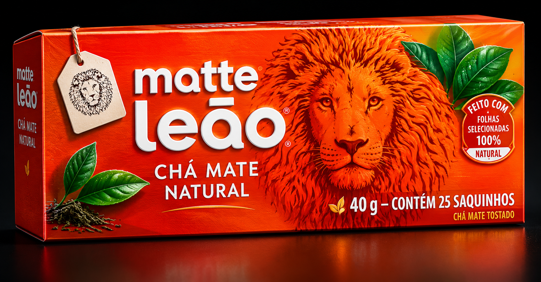 Chá Mate Natural 40g (25 sachets)