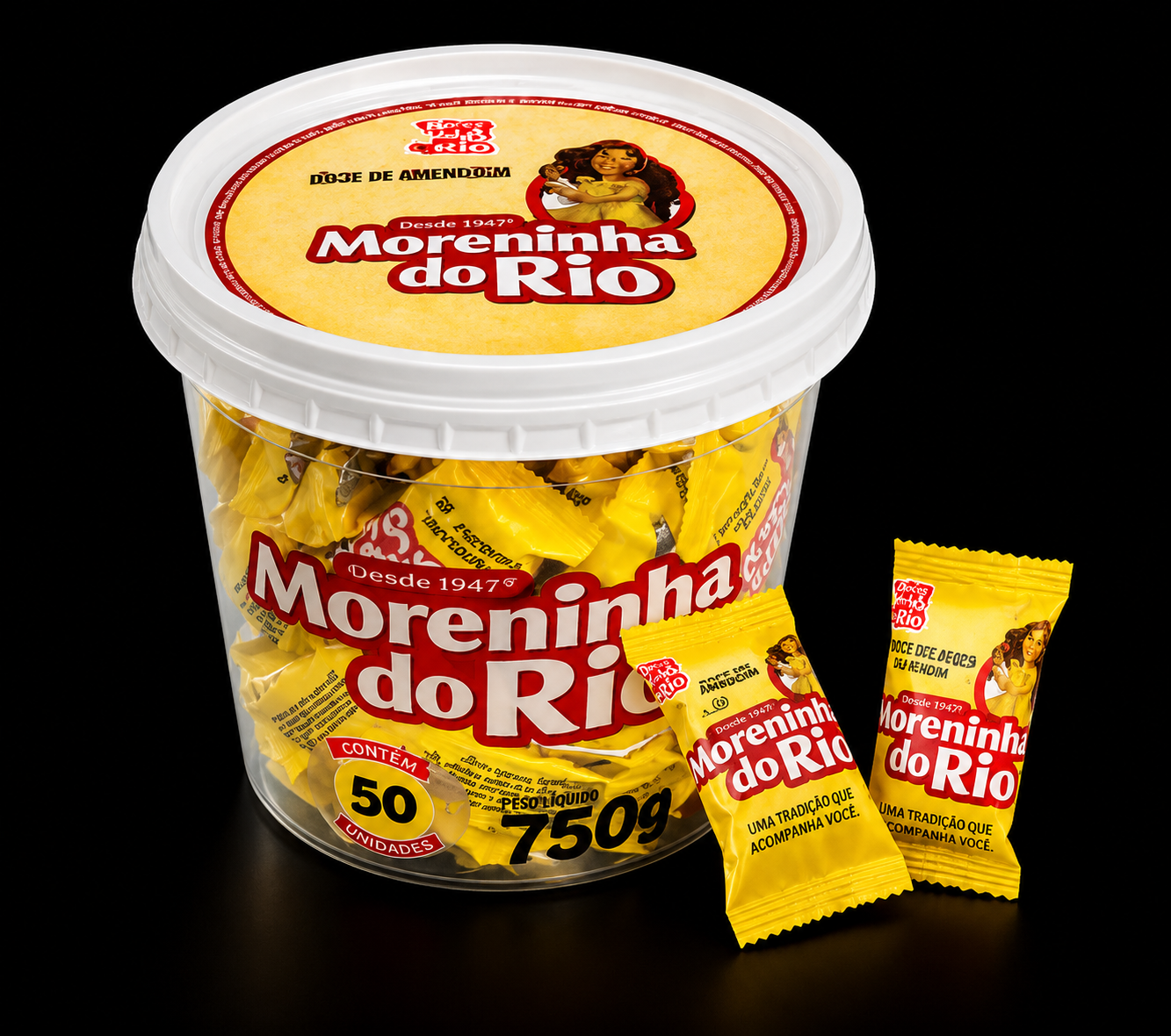 Paçoca 750g (pot 50 unités)