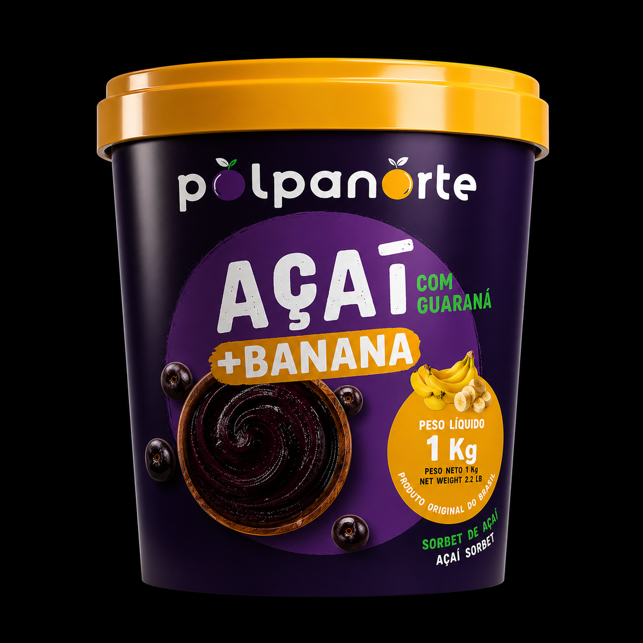 Sorbet Açaí Banana 1 KG