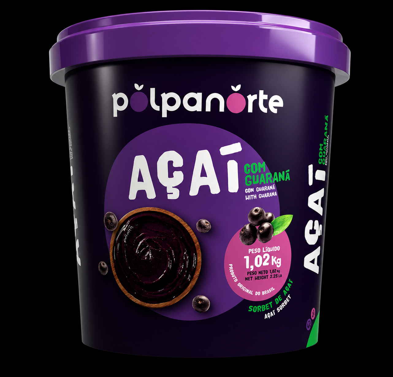 Sorbet Açaí Guaraná 1,02 KG
