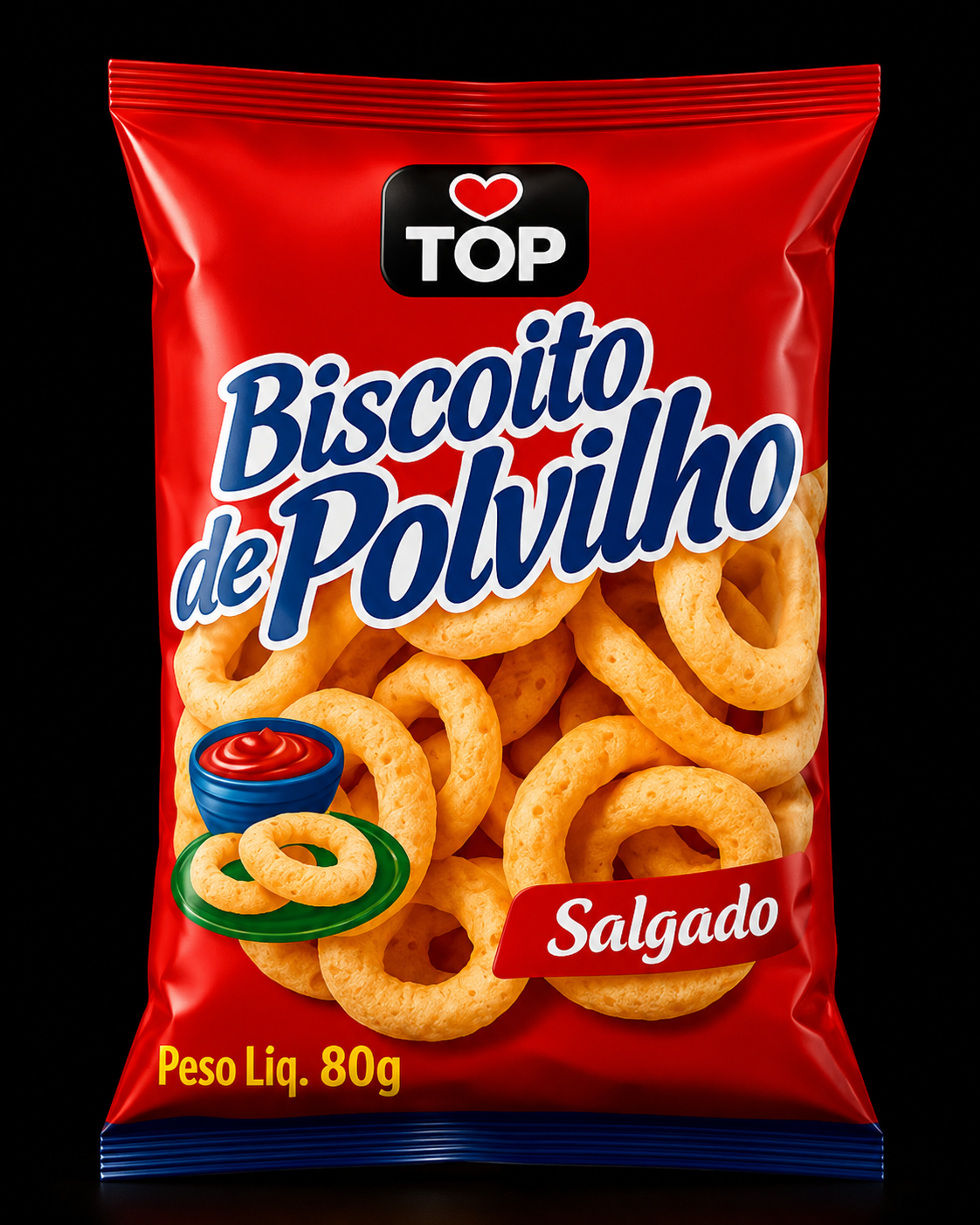 Biscoito de Polvilho Salgado 80g