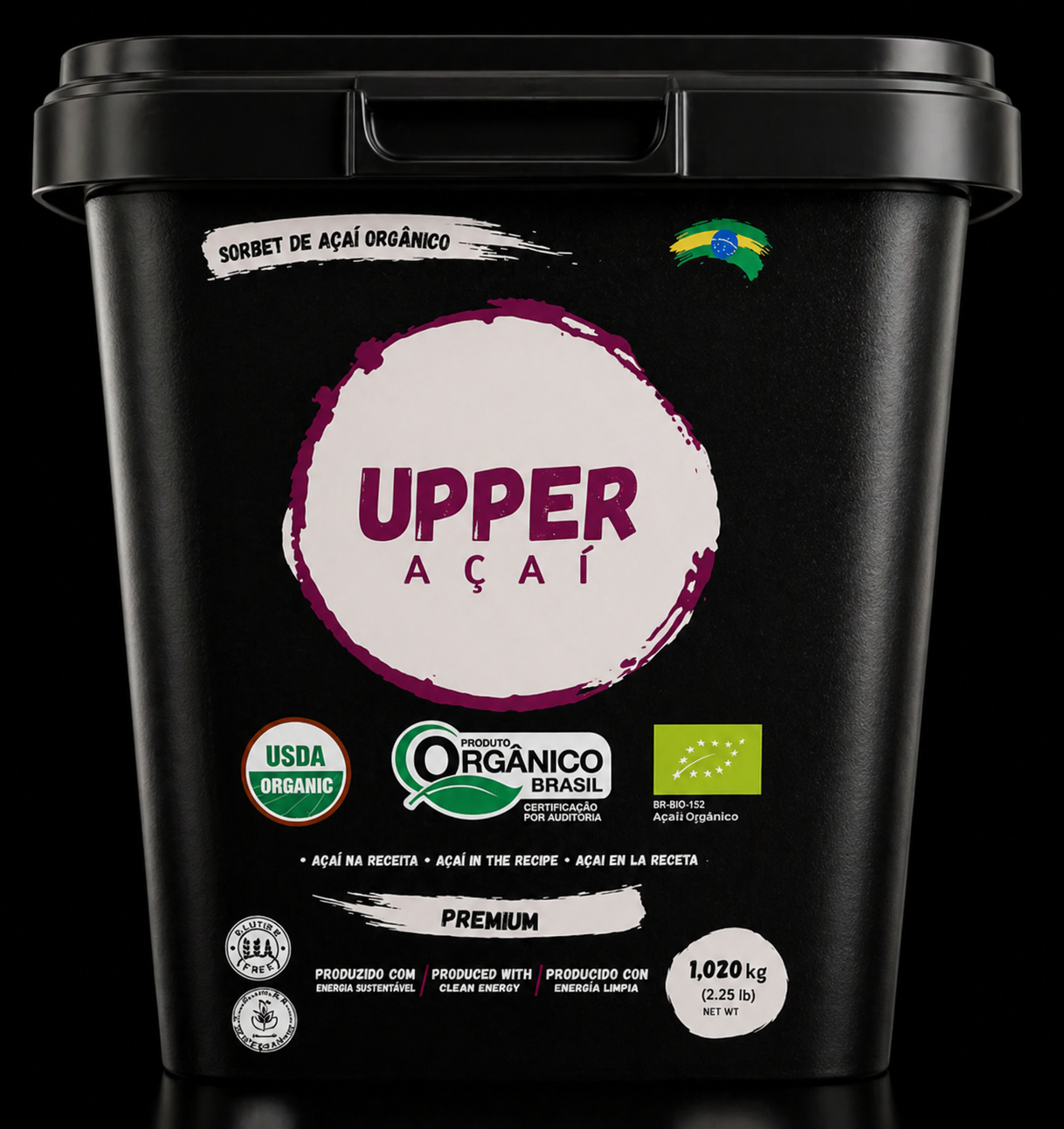 Sorbet Açaí Upper Premium 1,02 KG