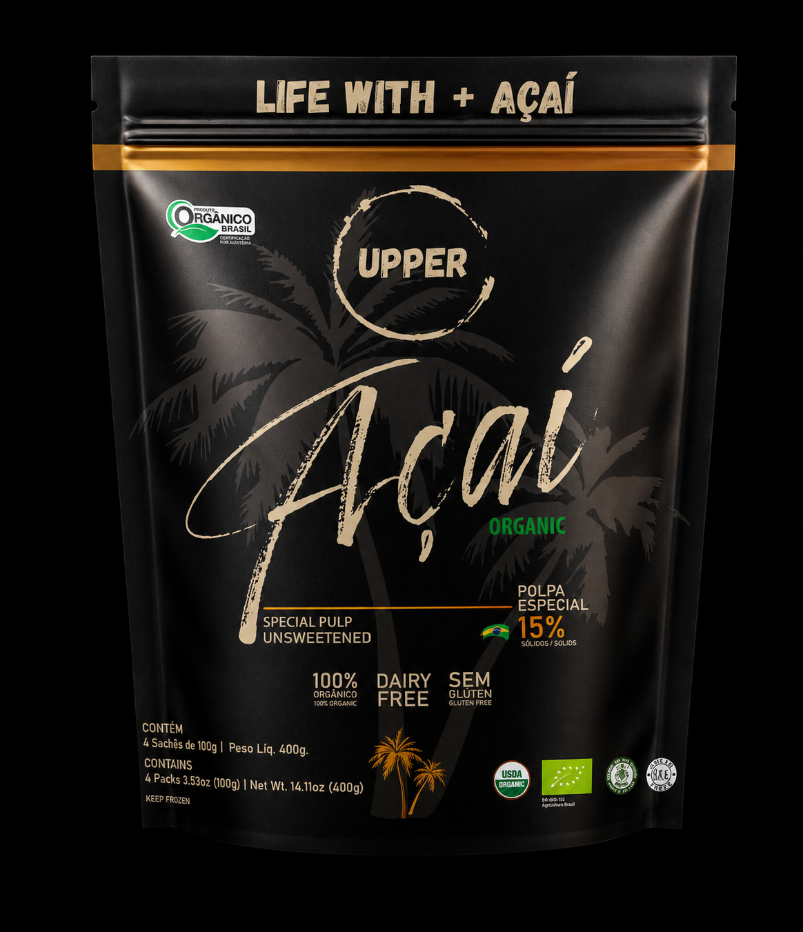 Açaí Pure 400g (4×100g) Organic